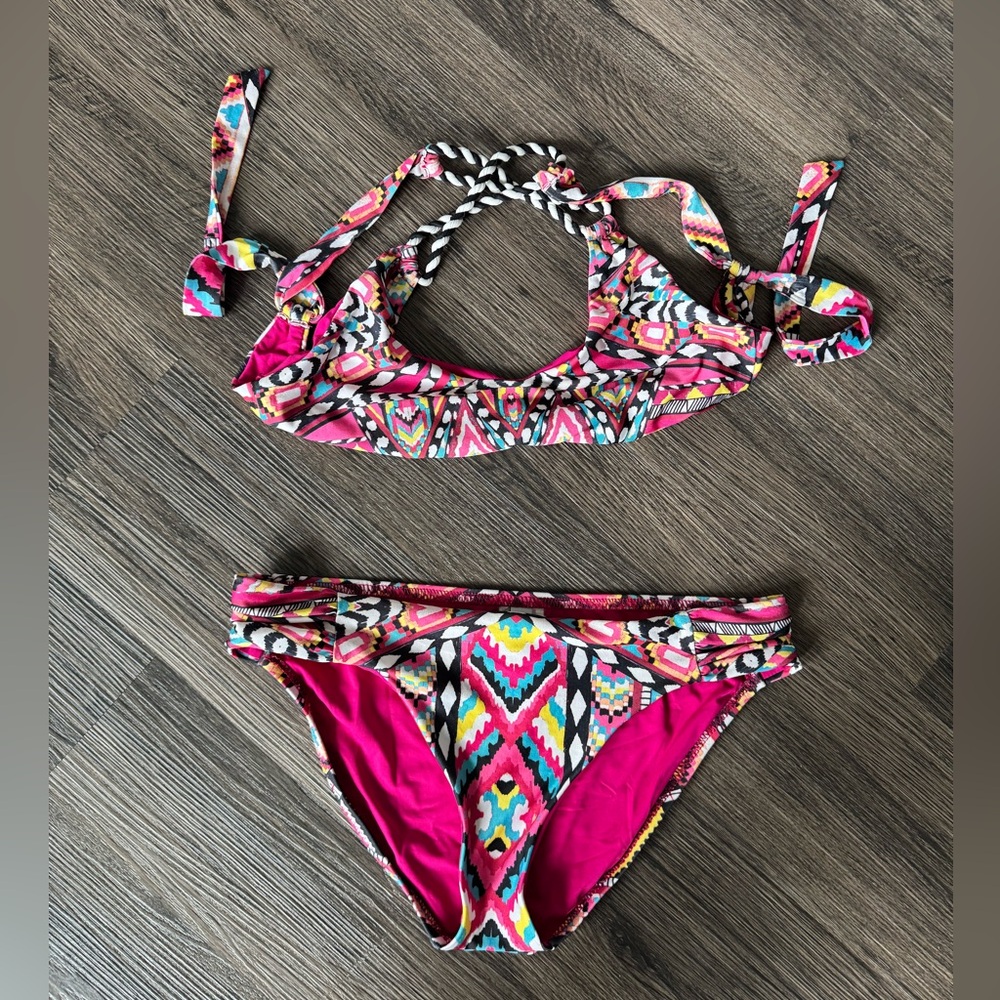 BECCA Multicolor Bikini Top